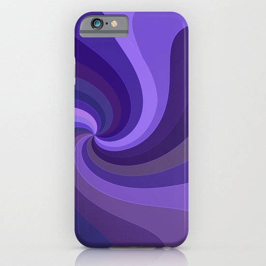 Purple Twirl One iPhone & iPod Case