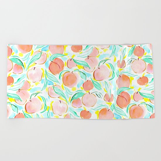 Peachy Beach Towel