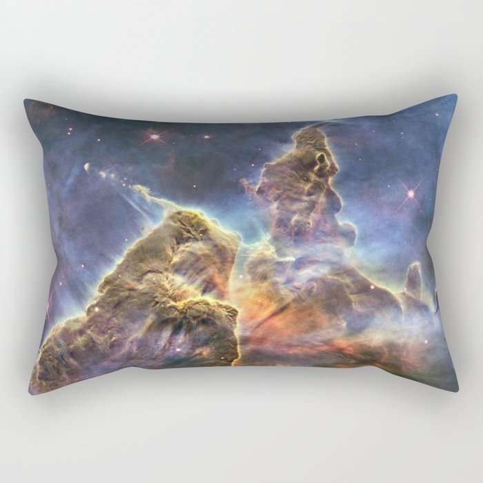 carina carina and her fuzzy psychedelia | space 012 Rectangular Pillow
