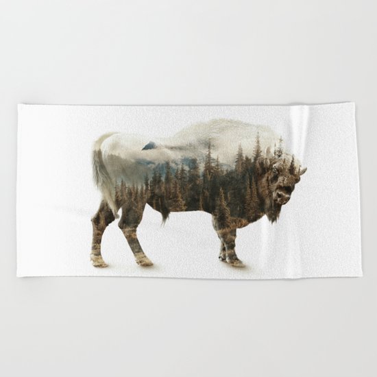 Bison Beach Towel