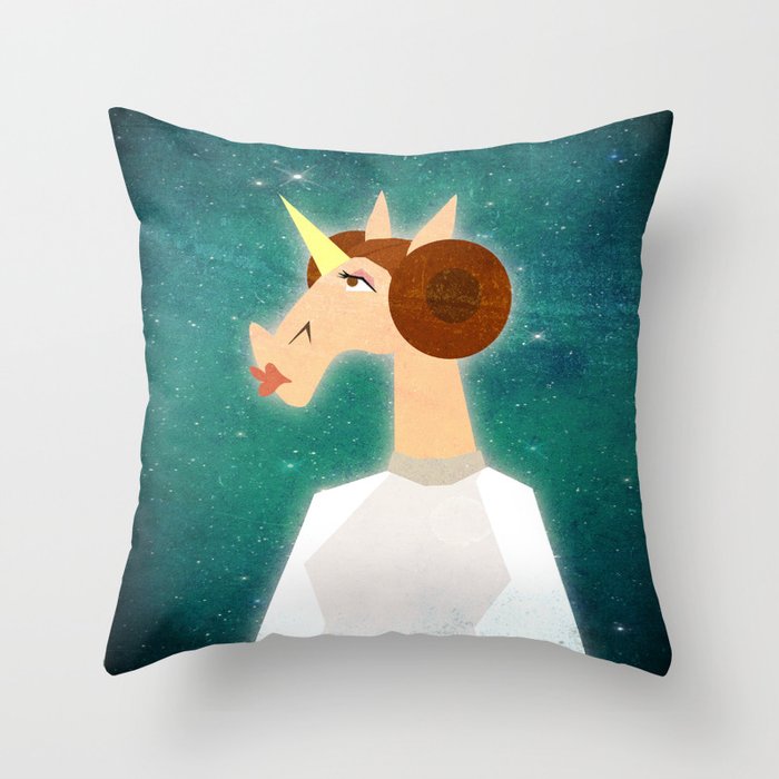 You're my only Horn Throw Pillow