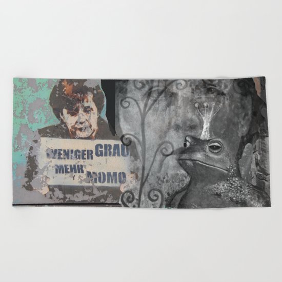 STRANGE DAYS ANGELA! Beach Towel