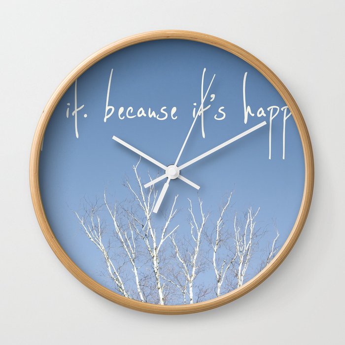 perks of being a wallflower - life is happening Wall Clock
