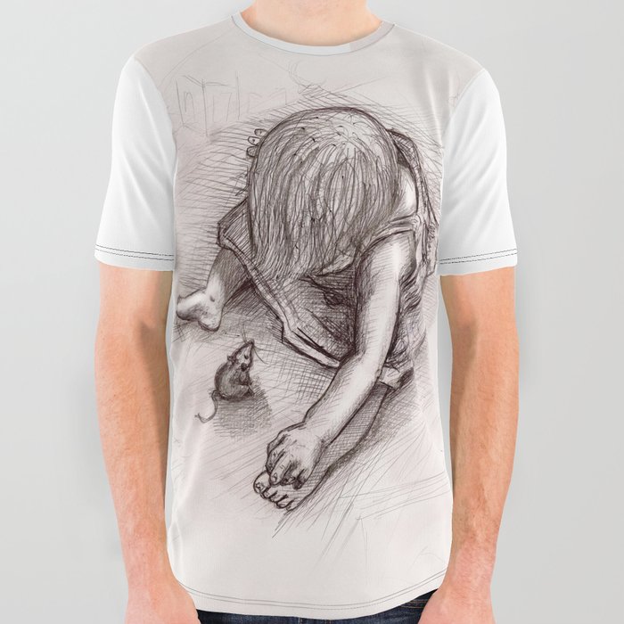 Ruby and the Rat All Over Graphic Tee