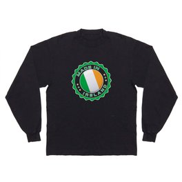 Made in IRELAND Modern Seal IRELAND Flag graphic Long Sleeve T Shirt