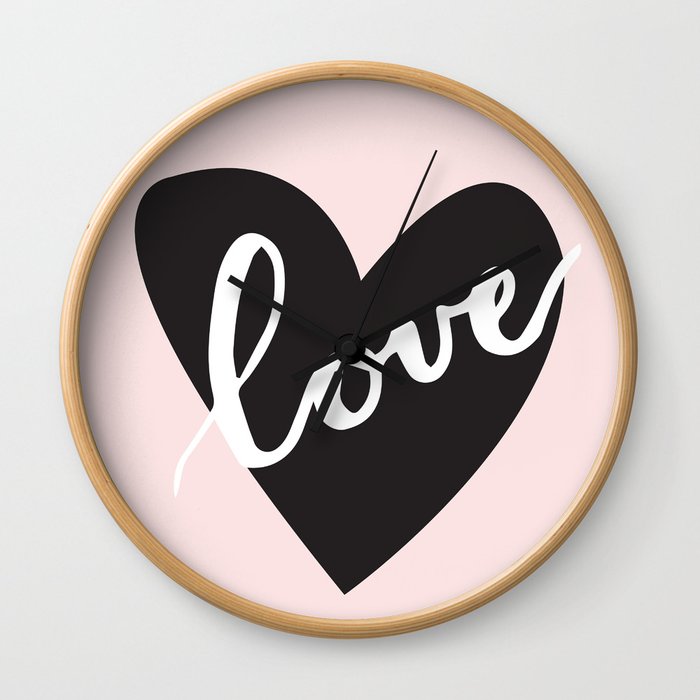 Loving Heart Wall Clock