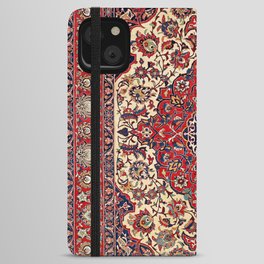 Esfahan Central Persian Rug Print iPhone Wallet Case