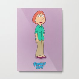 Lois Griffin from Familyguy Metal Print