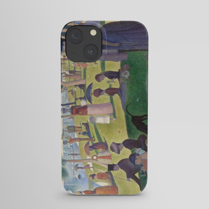 Georges Seurat - A Sunday Afternoon on the Island of La Grande Jatte iPhone Case