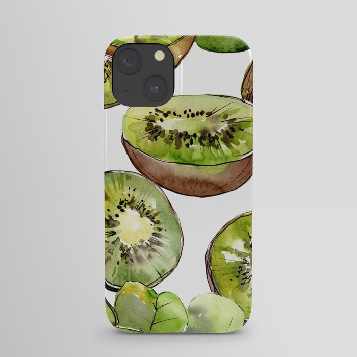 Watercolor Exotic Fruit Pattern 02 iPhone Case