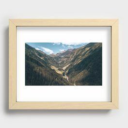 Dolomites in Summer 2 Recessed Framed Print