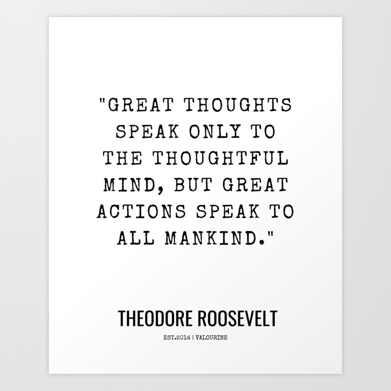 Theodore Roosevelt Inspirational Quotes 31 | Theodore Roosevelt Quotes| 210525 |Inspirational Quotes|Motivational  Quotes Art Print By Quotes And Sayings | Society6
