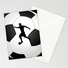 Big Football - soccer player Stationery Card