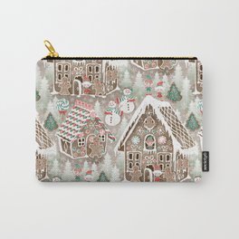 Mint To Be Together Gingerbread House Carry-All Pouch
