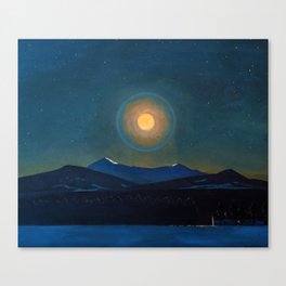 "Moonlight, Winter" by Rockwell Kent (1940) Canvas Print
