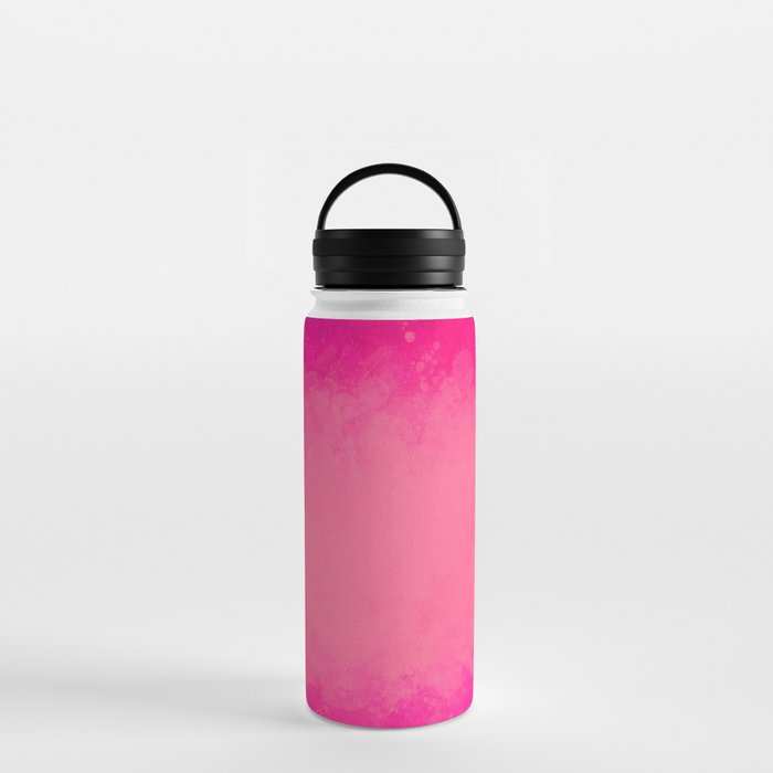 Watercolor hot pink Water Bottle