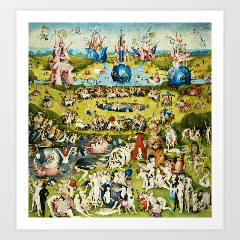 Hieronymus Bosch The Garden Of, Garden Of Earthly Delights Large Print