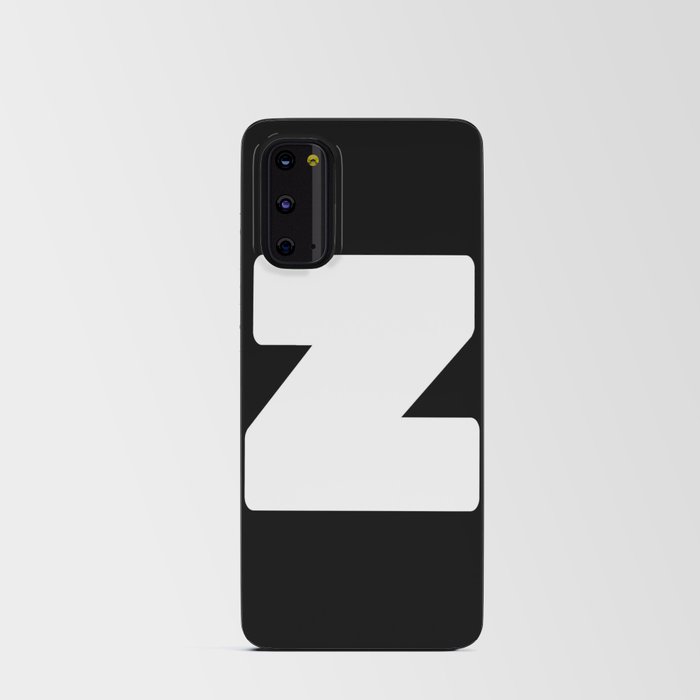z (White & Black Letter) Android Card Case