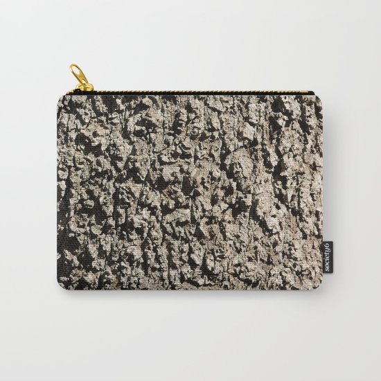 TEXTURES -- Western Sycamore Bark Carry-All Pouch