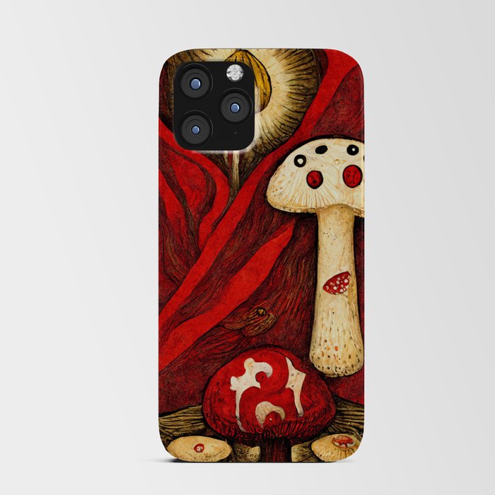 Mushroom Assembly iPhone Card Case