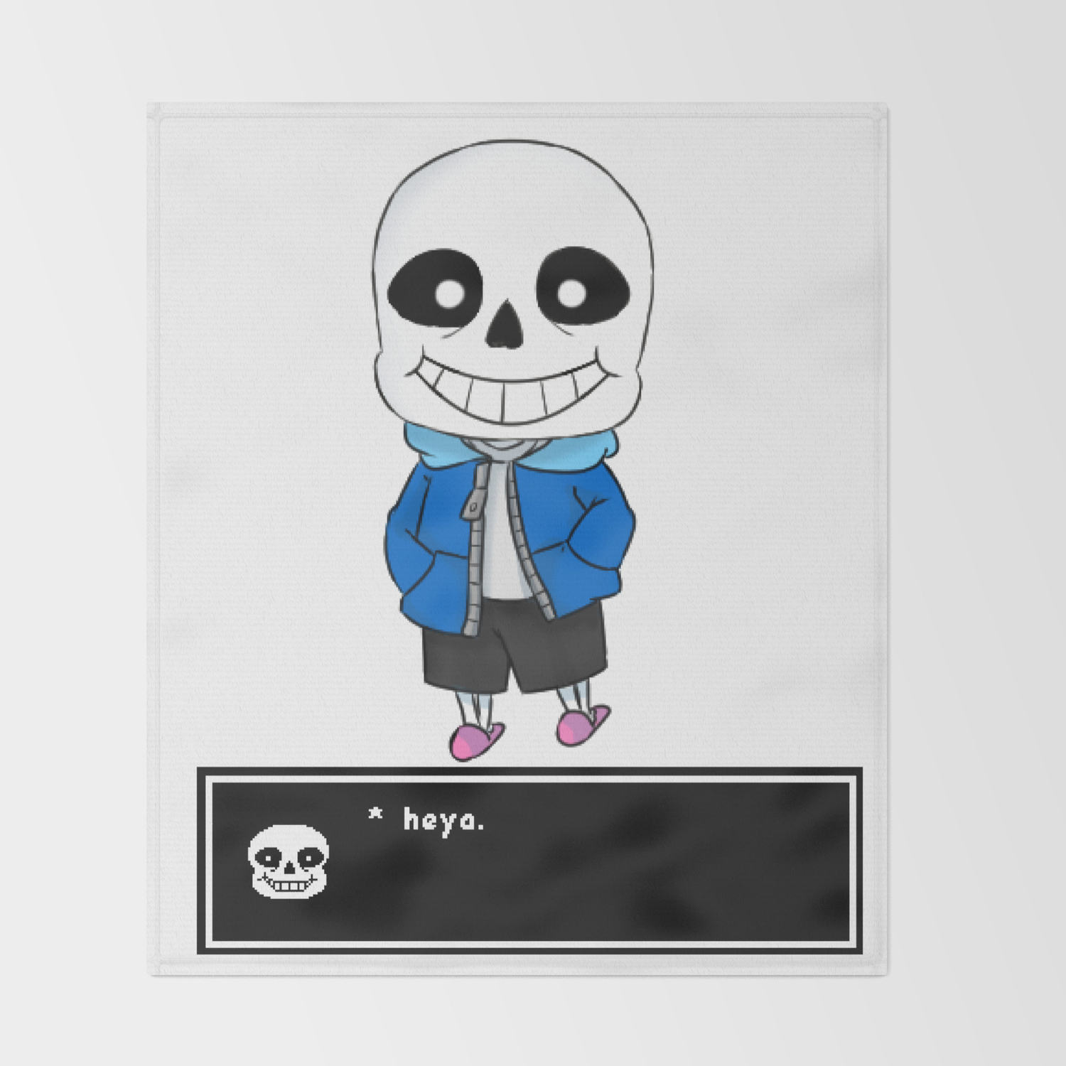 Sans V 1 Undertale Throw Blanket By Alienitynera Society6