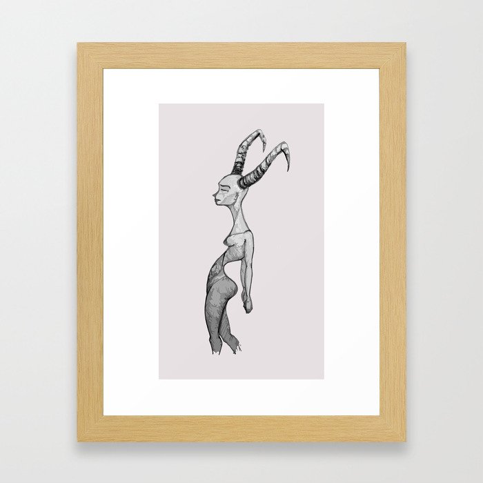 Antlers Framed Art Print