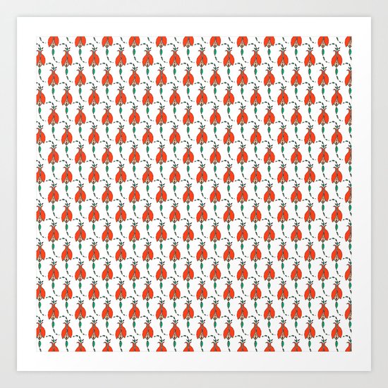 Tulip Dress Art Print