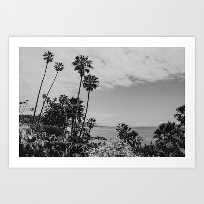 Laguna Beach USA Black&White | Fine Art Travel Photography Art Print