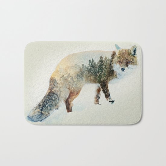 Winter Fox Bath Mat