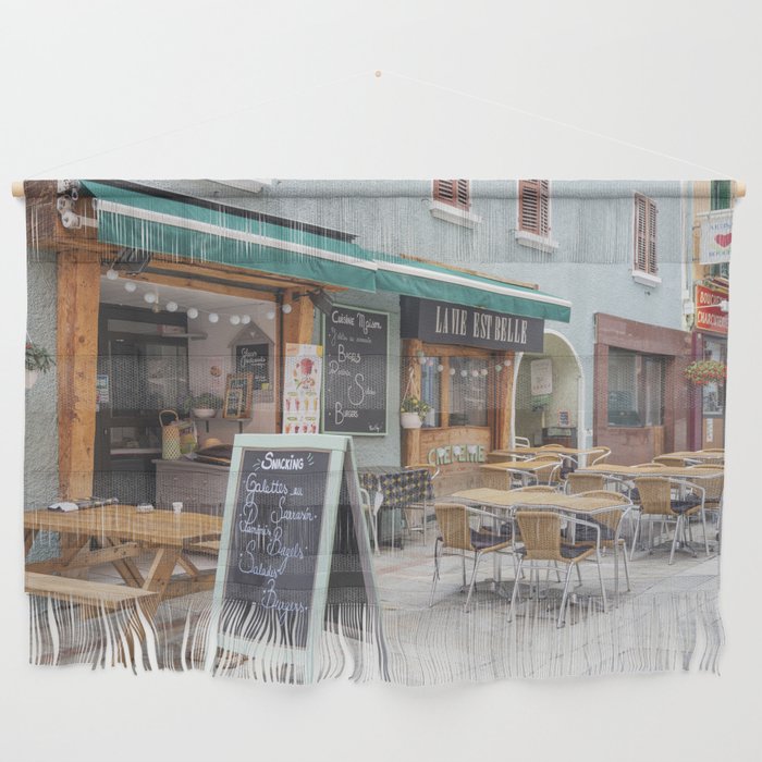 French restaurant and pancakes - france street photography - summer travel Wall Hanging