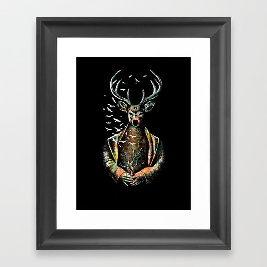 there is no place Framed Art Print