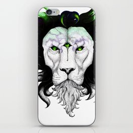 Trippy Lion iPhone Skin