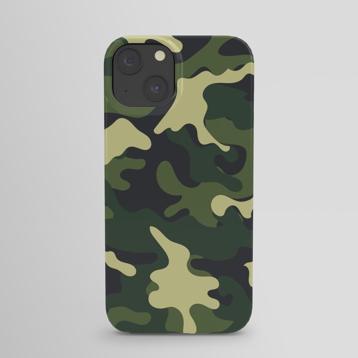 Army Green Camouflage Camo Pattern iPhone Case