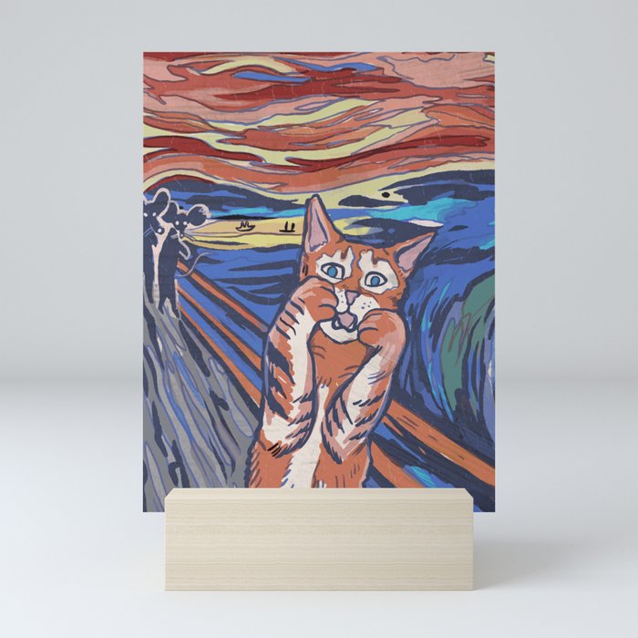 The Meow Mini Art Print