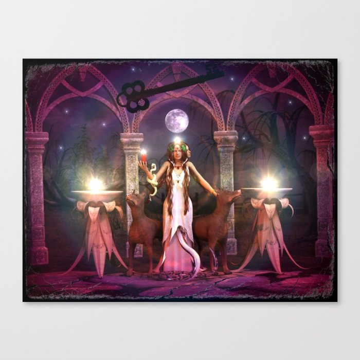 Keeper of the Flame- HEKATE Canvas Print