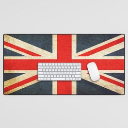 Vintage Union Jack British Flag Desk Mat