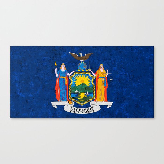 State flag of New York Canvas Print