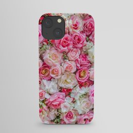 Pink & Red Roses iPhone Case