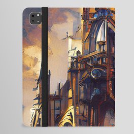 A Dark Gothic Cathedral iPad Folio Case