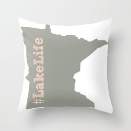 #Lakelife Throw Pillow