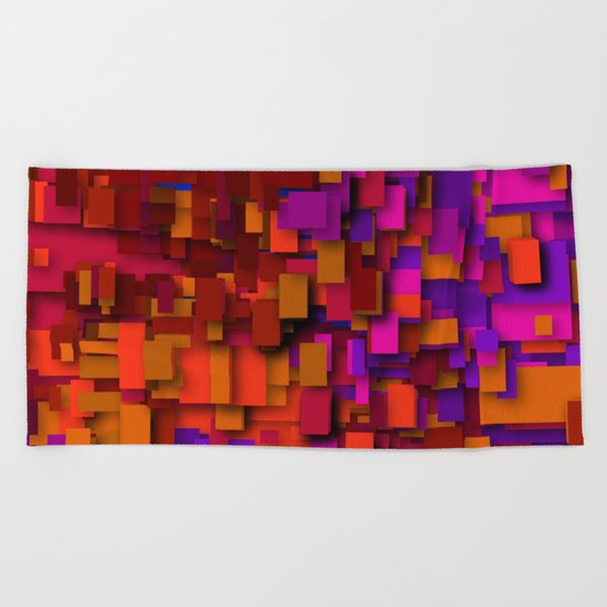 so many layers Beach Towel