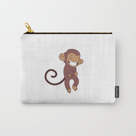 Laughing monkey Carry-All Pouch