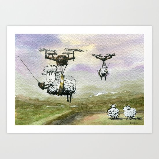 Self Determinism Art Print
