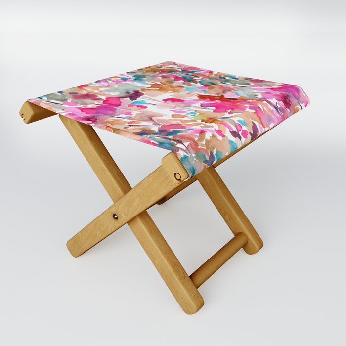 Local Color (Pink) Folding Stool
