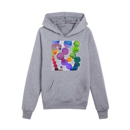 colorful bubbles Kids Pullover Hoodies