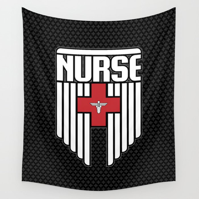 Nurse Shield Wall Tapestry