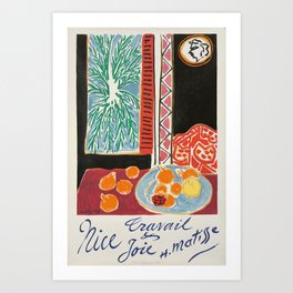 Nice / Travail & Joie (1947) by Henri Matisse (1869-1954), Modern, Travel Poster Art Print