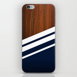 Wooden Navy iPhone Skin