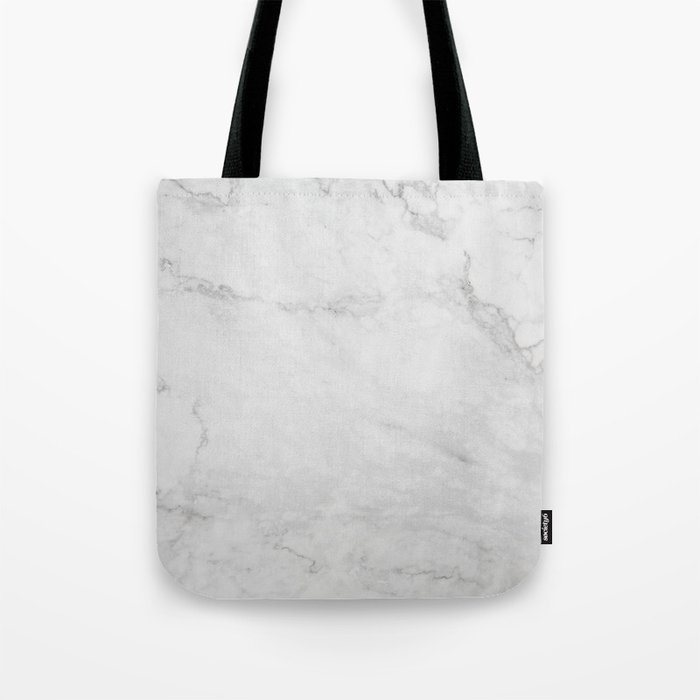 White marble Tote Bag