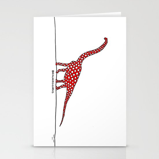 brachiosaurus Stationery Cards